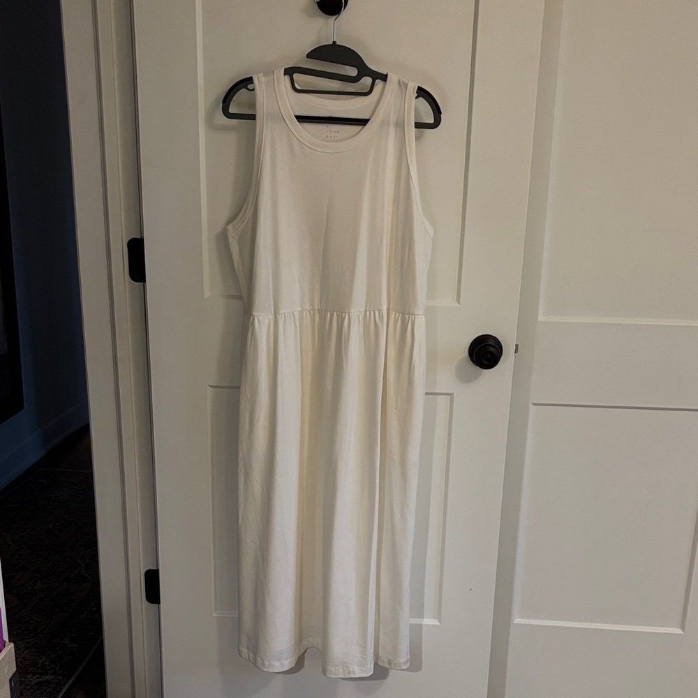 a new day White Sleeveless Midi Tank Dress